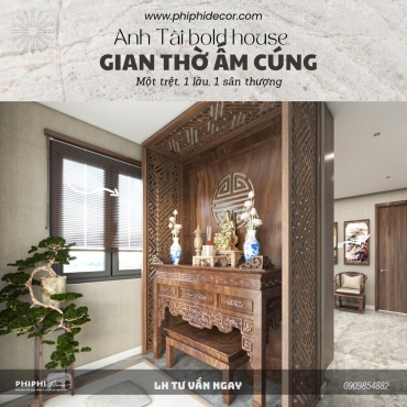 35+ Mẫu thiết kế phòng thờ đẹp, phù hợp phong thủy 2026