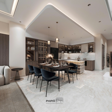 Thiết kế nhà MODERN LUXURY: Tinh Hoa Chất Hiện Đại Sang Trọng