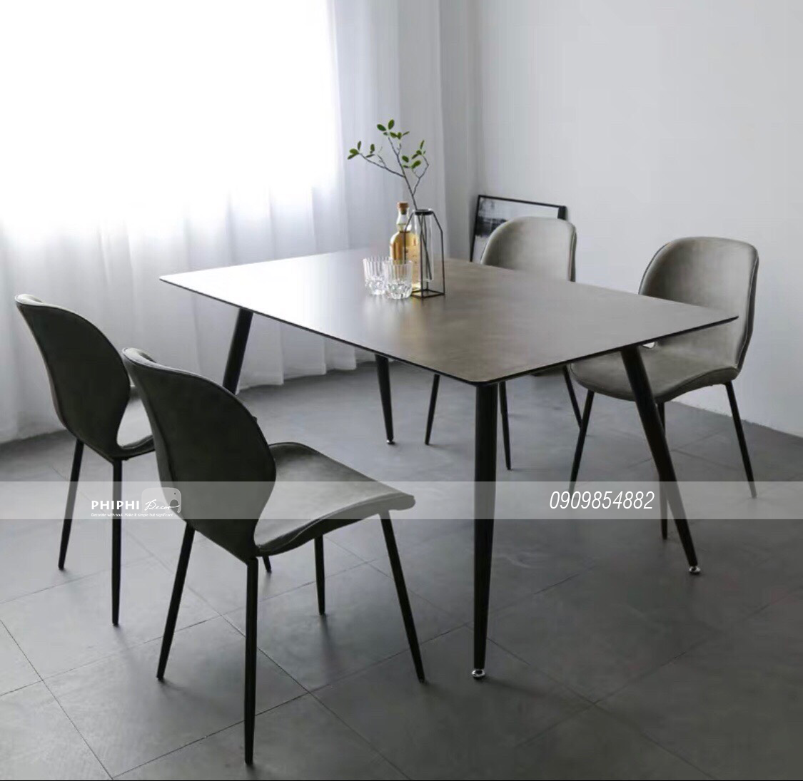 BÀN GHẾ ĂN NHẬP KHẨU MẪU NHÀ XINH