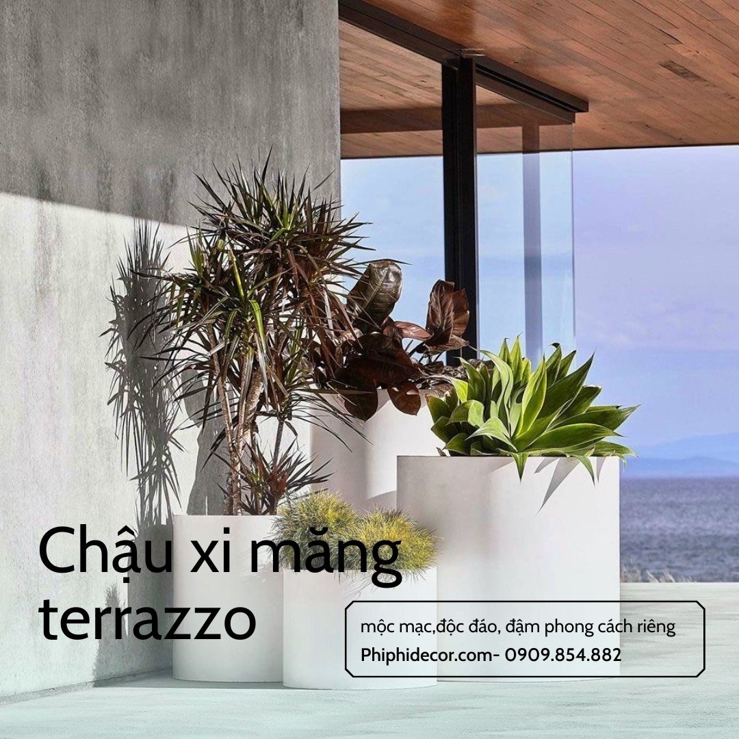 CHẬU XI MĂNG TRÒN