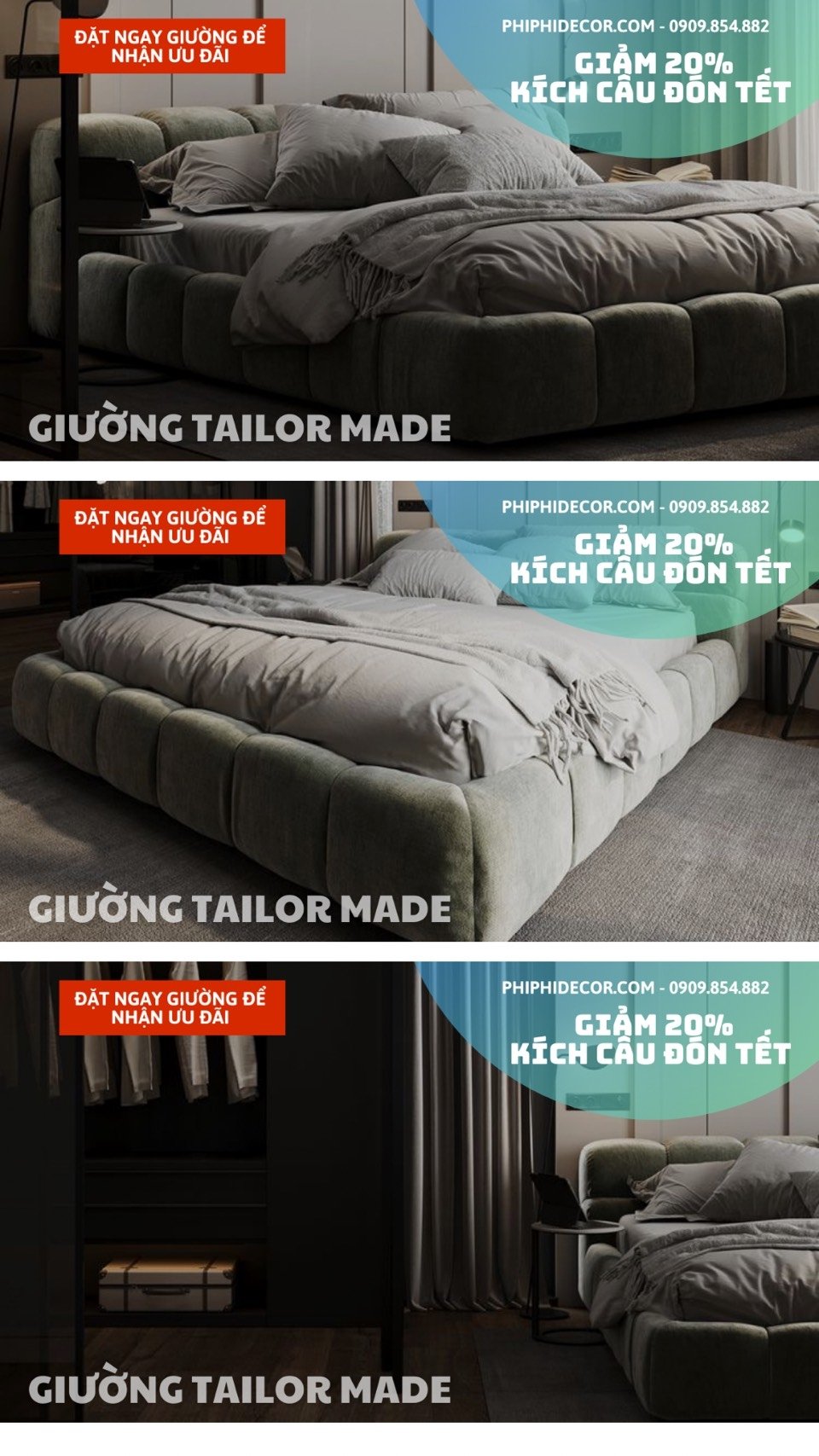 GIƯỜNG CUBIC