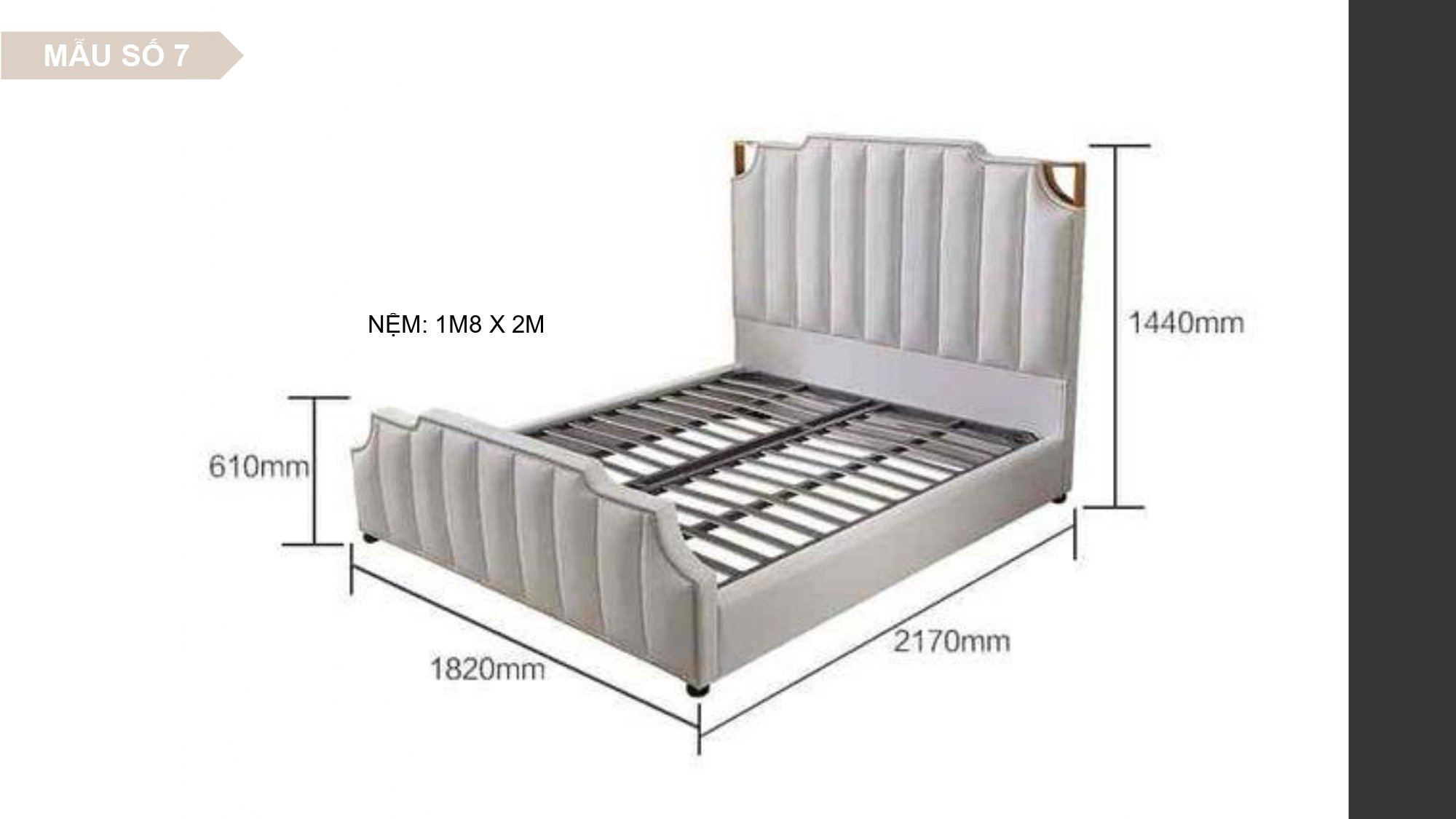 MẪU GIƯỜNG THÔNG DỤNG