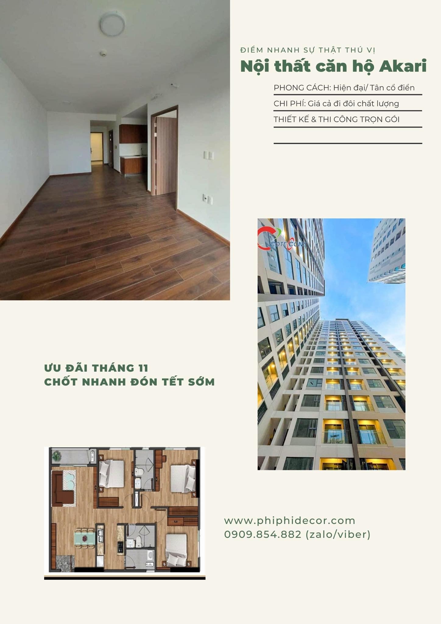 NỘI THẤT CĂN HỘ AKARI