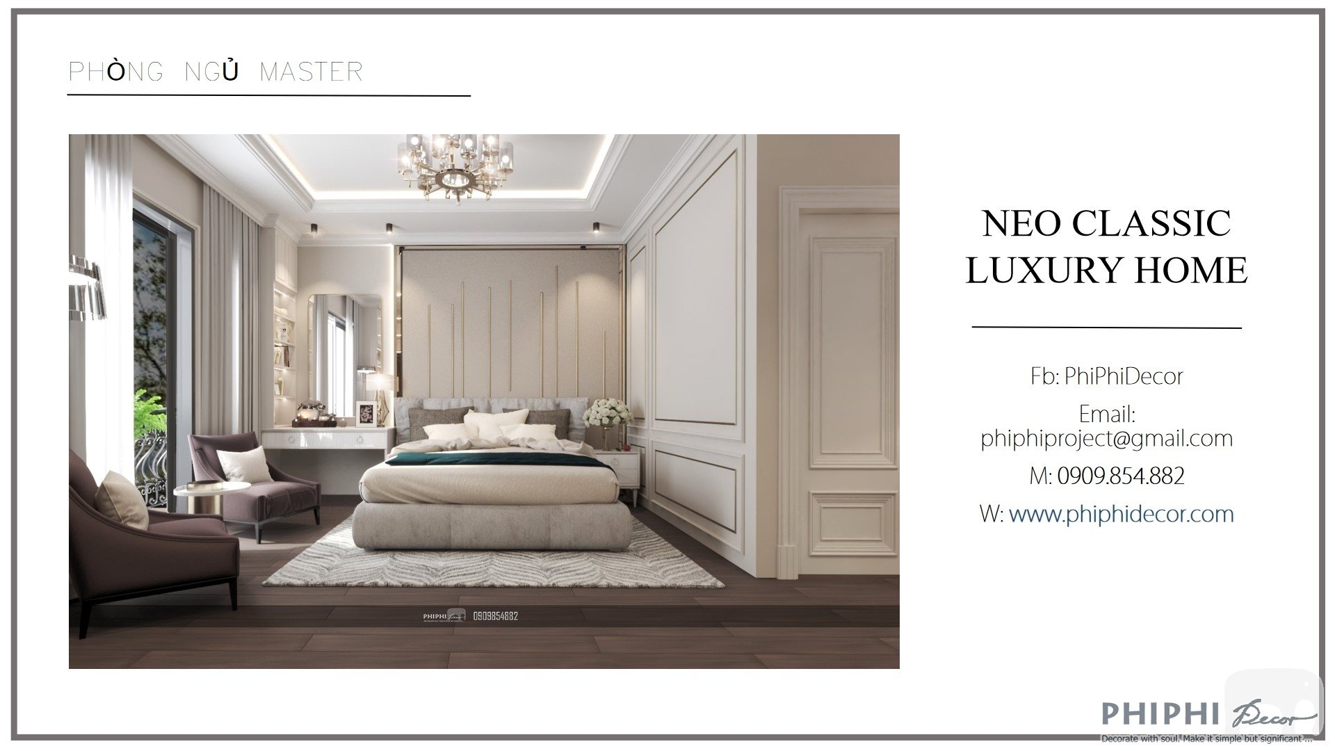 PHÒNG NGỦ MASTER LUXURY