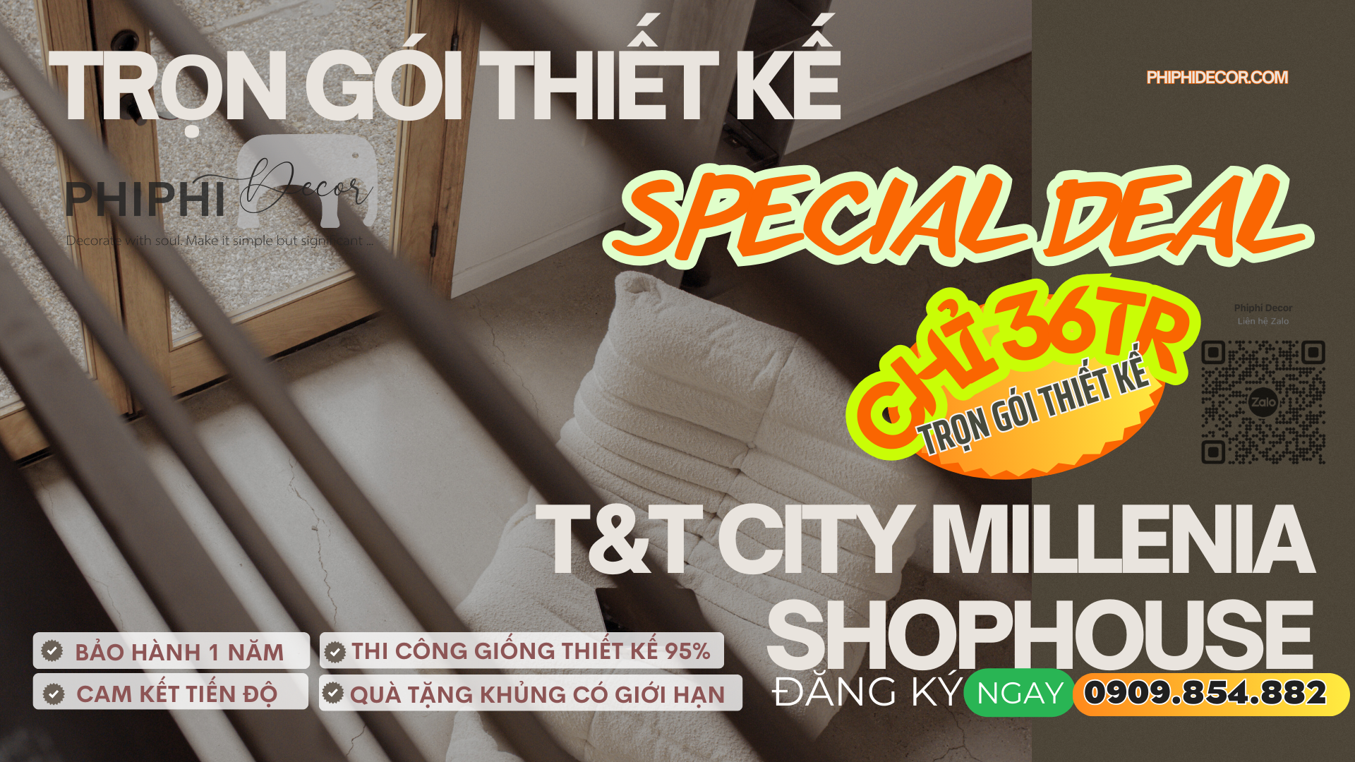 ƯU ĐÃI THIẾT KẾ T&T CITY MILLENIA