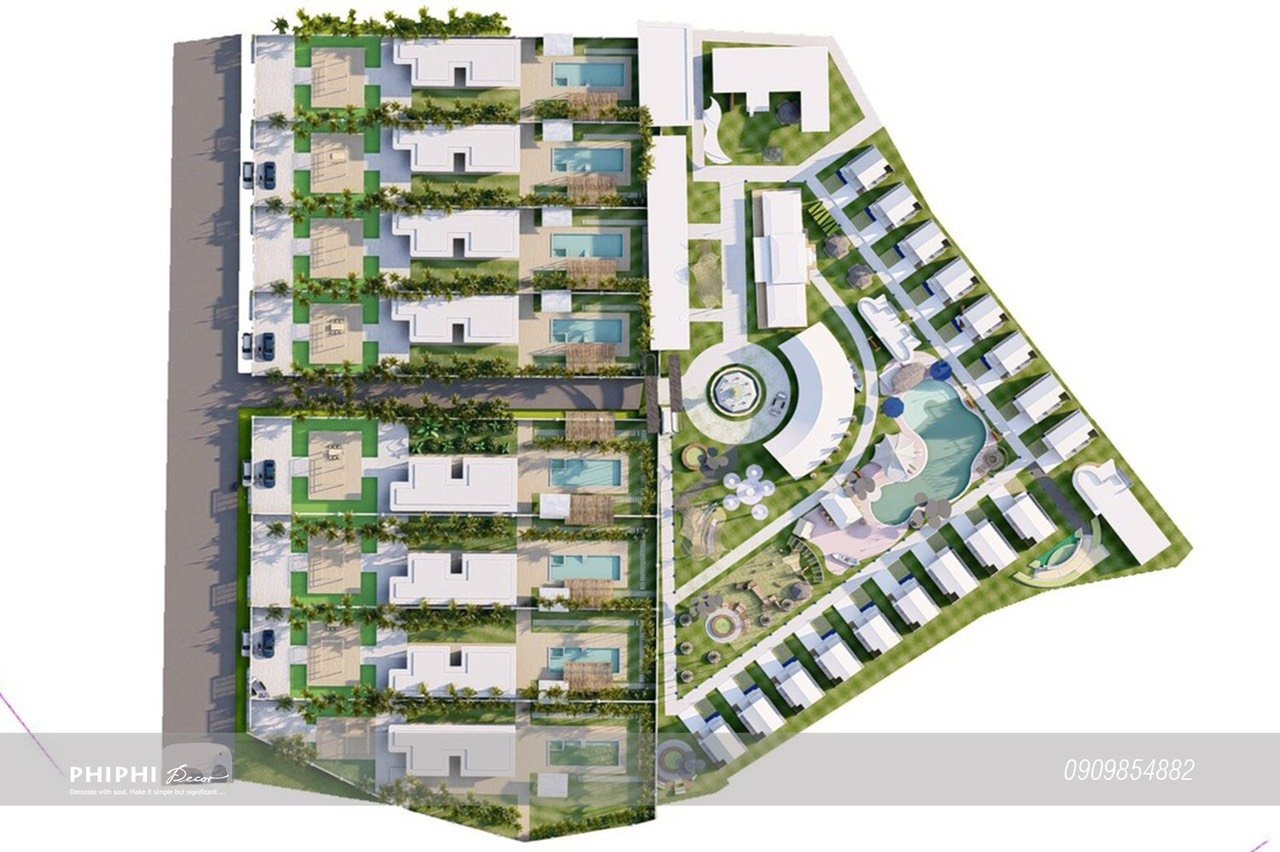 QUY HOẠCH RESORT BEACH VILLAGE BÌNH CHÂU