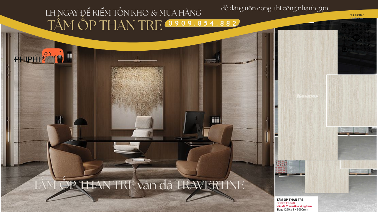 TẤM THAN TRE TRAVERTINE