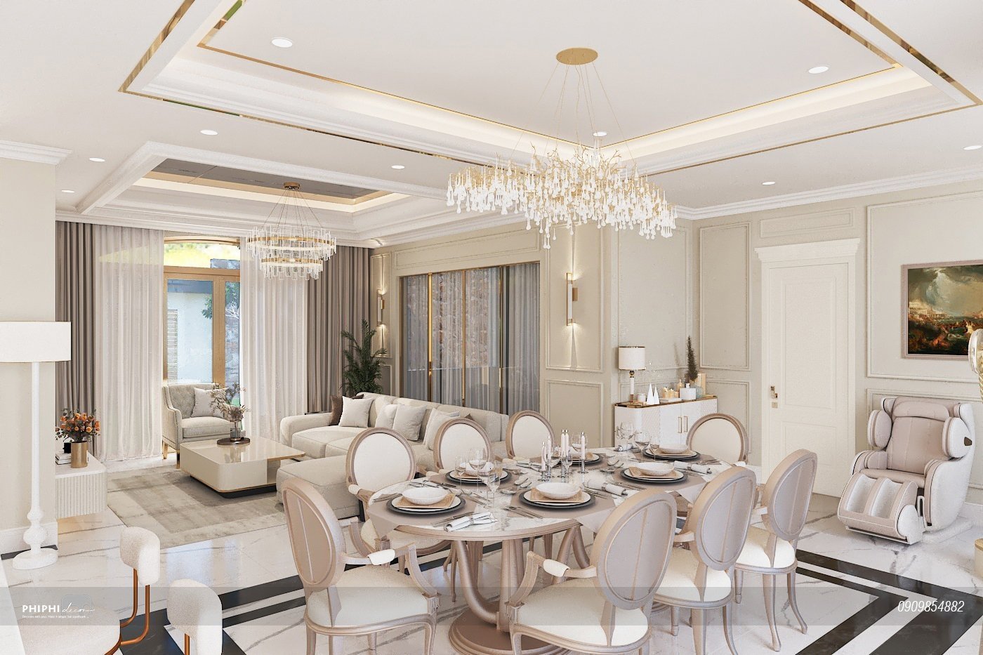 NỘI THẤT VILLA NẮNG HẠ