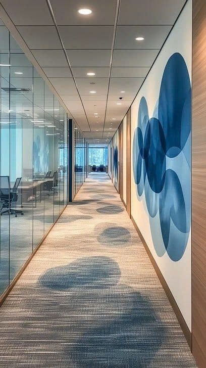 Xu hướng thiết kế văn phòng 2025: Văn phòng sáng tạo – Hybrid Office