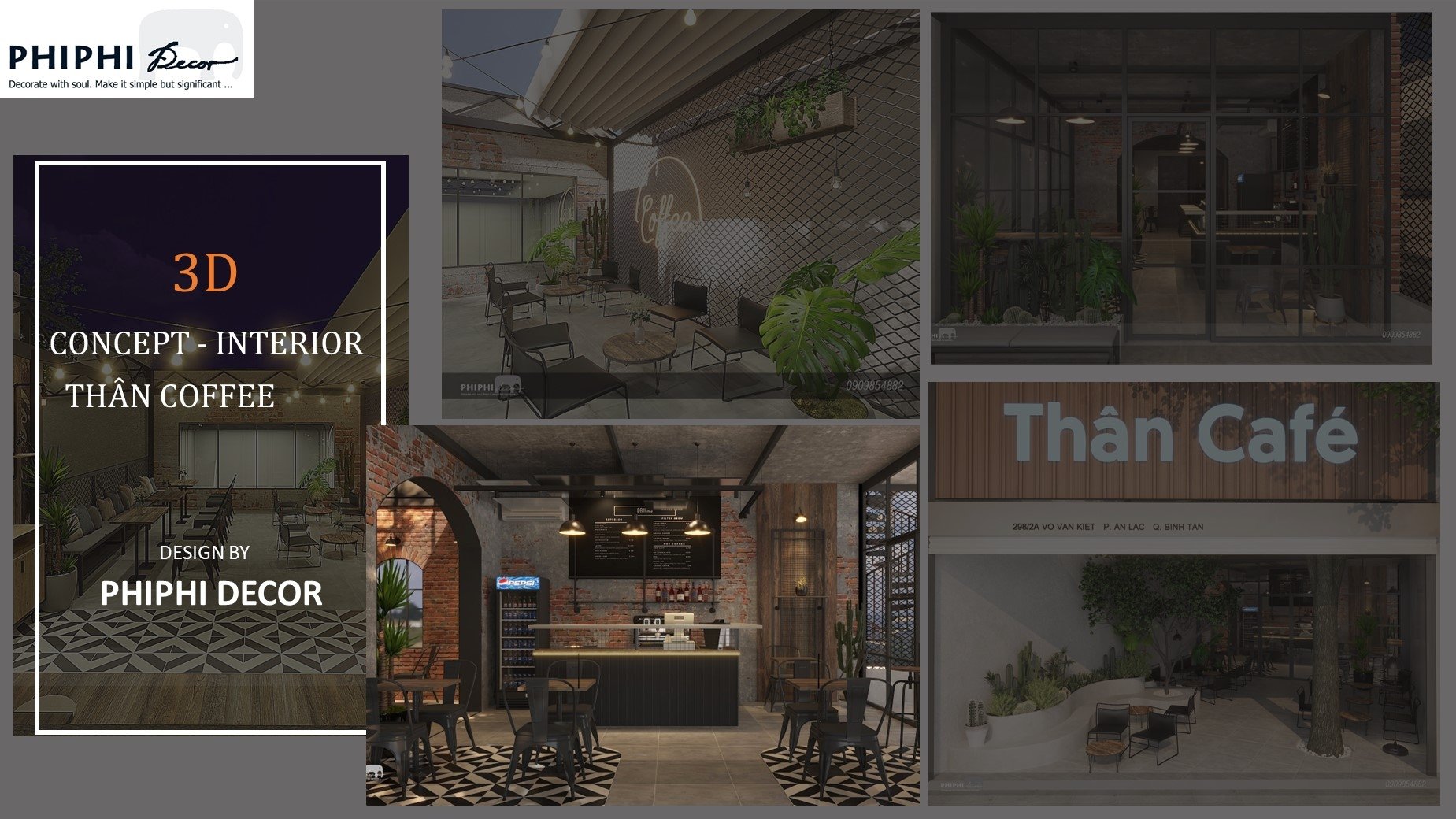 THIẾT KẾ THÂN COFFEE