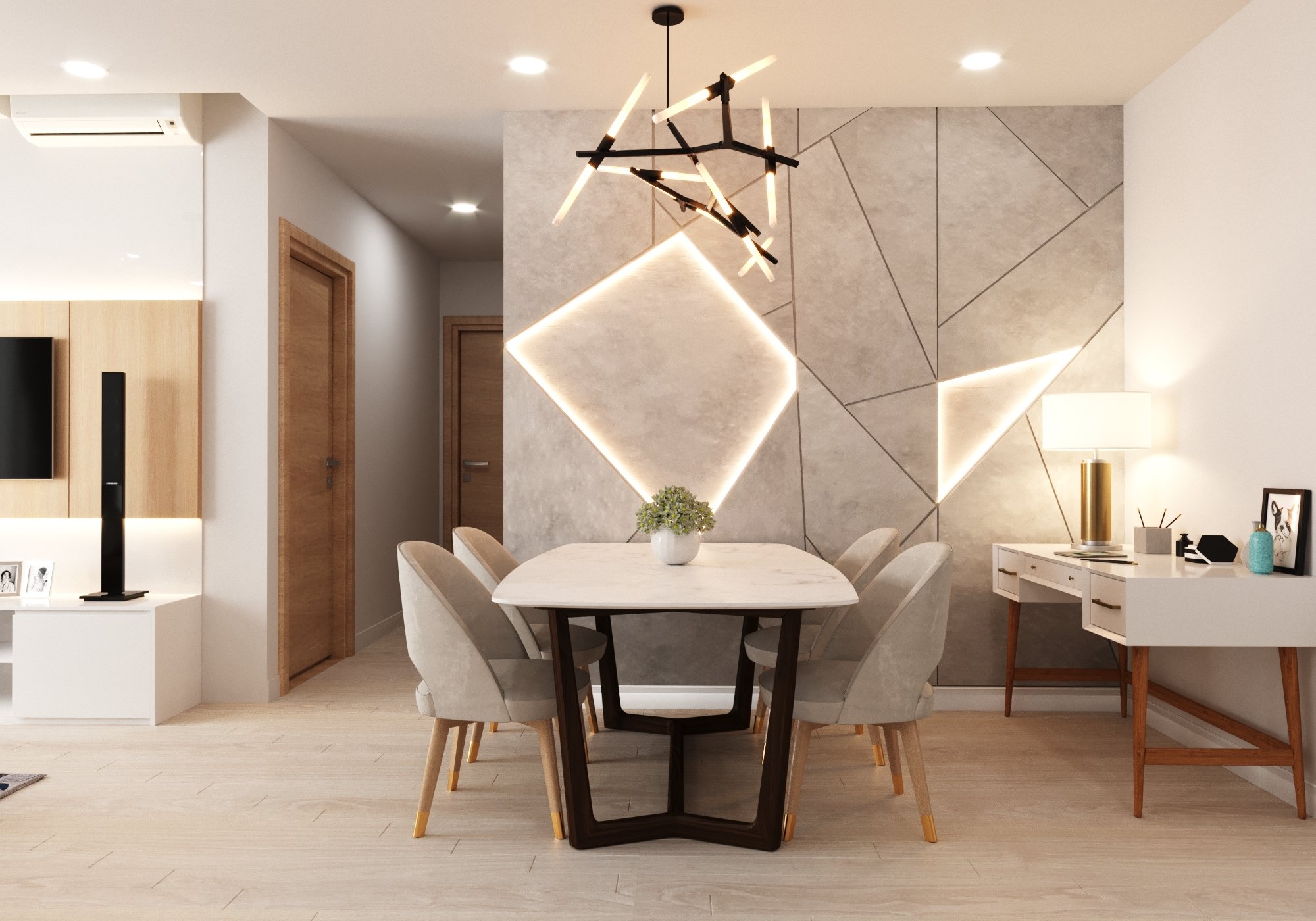 NỘI THẤT CĂN HỘ CHỊ THƯ