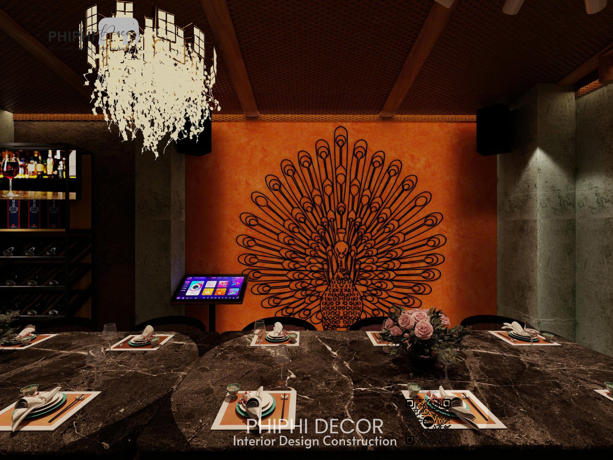 Thiết kế NHÀ HÀNG, PHÒNG VIP
