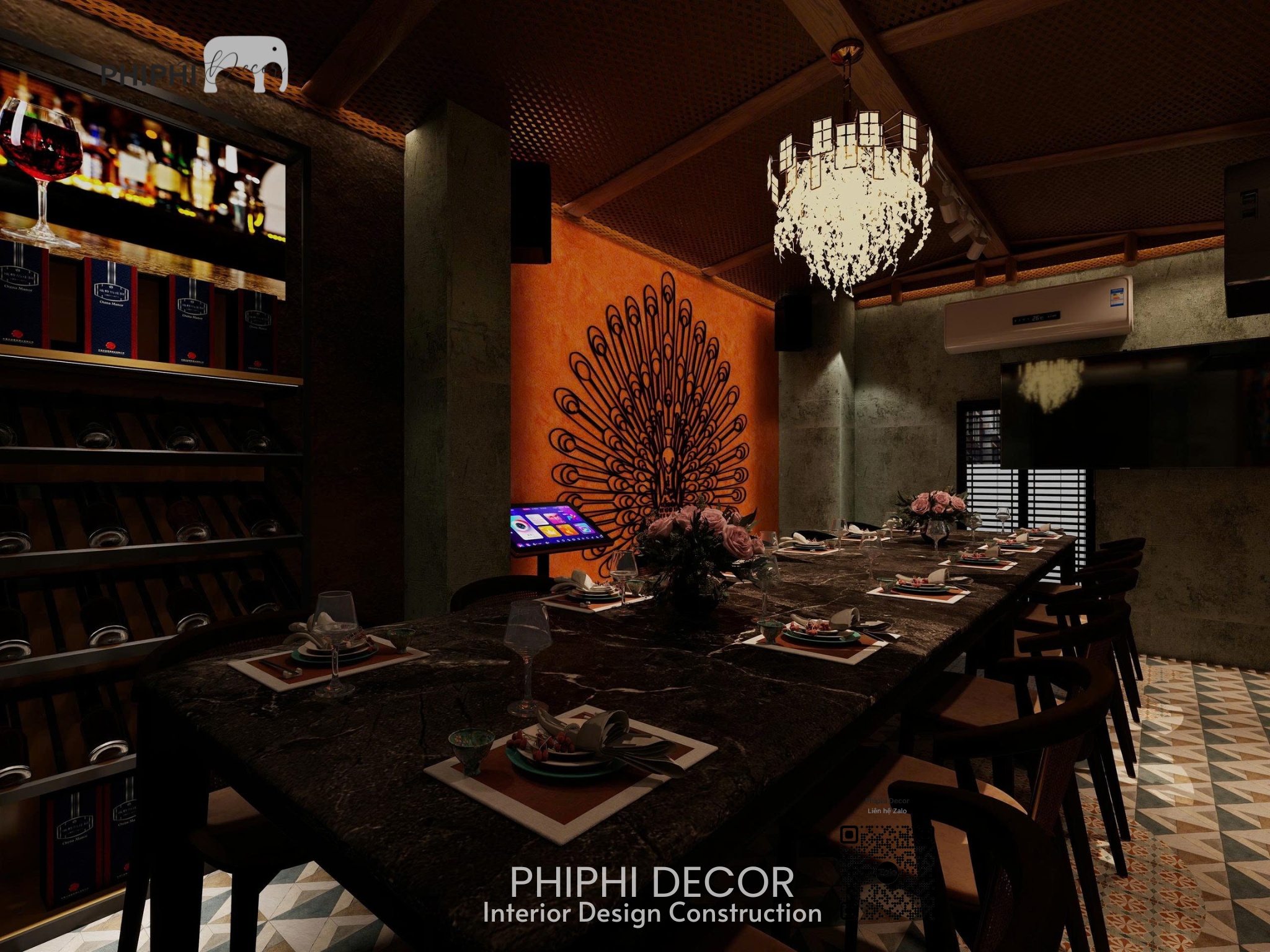 Thiết kế NHÀ HÀNG, PHÒNG VIP