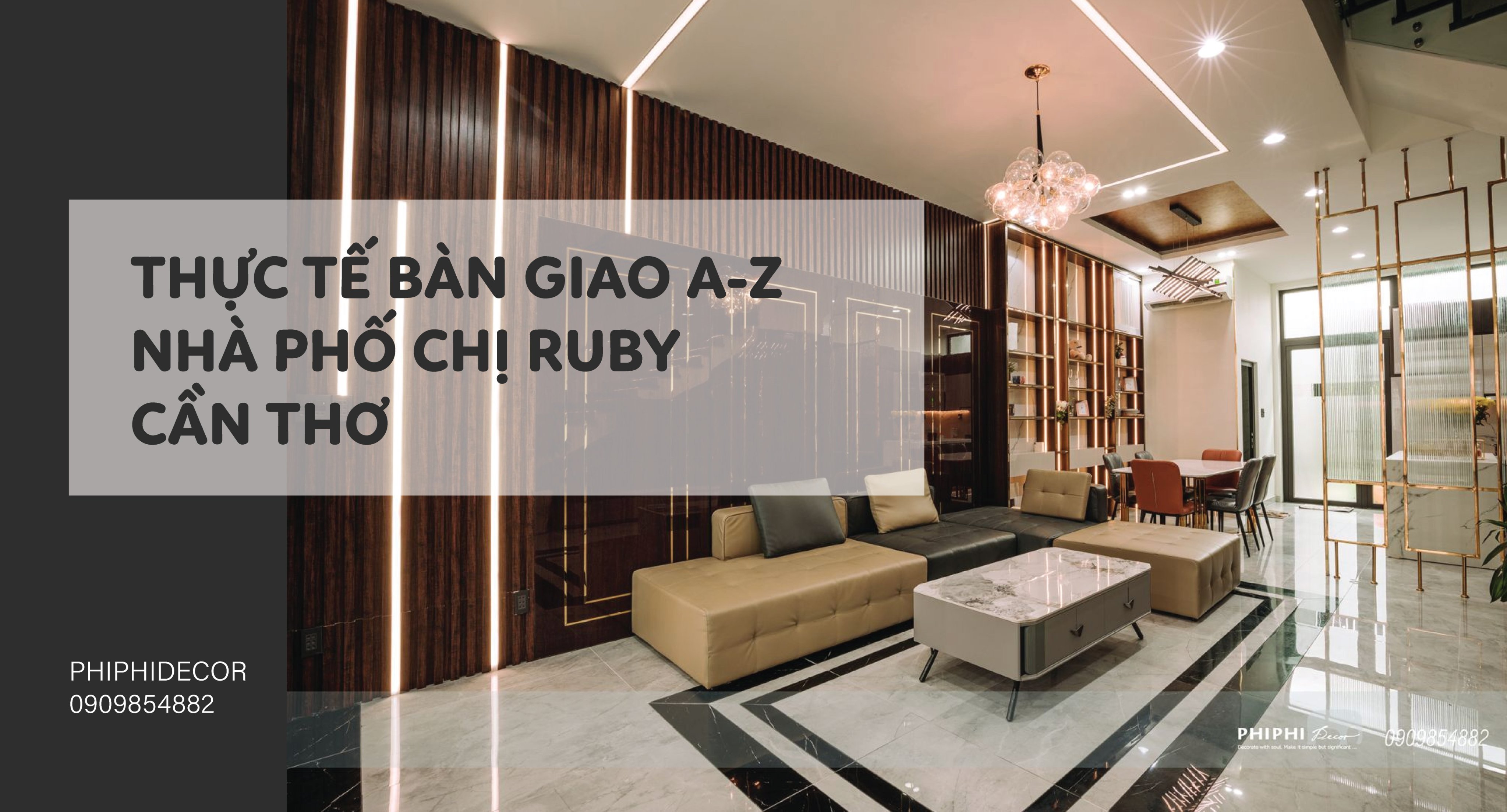 THỰC TẾ BÀN GIAO NỘI THẤT