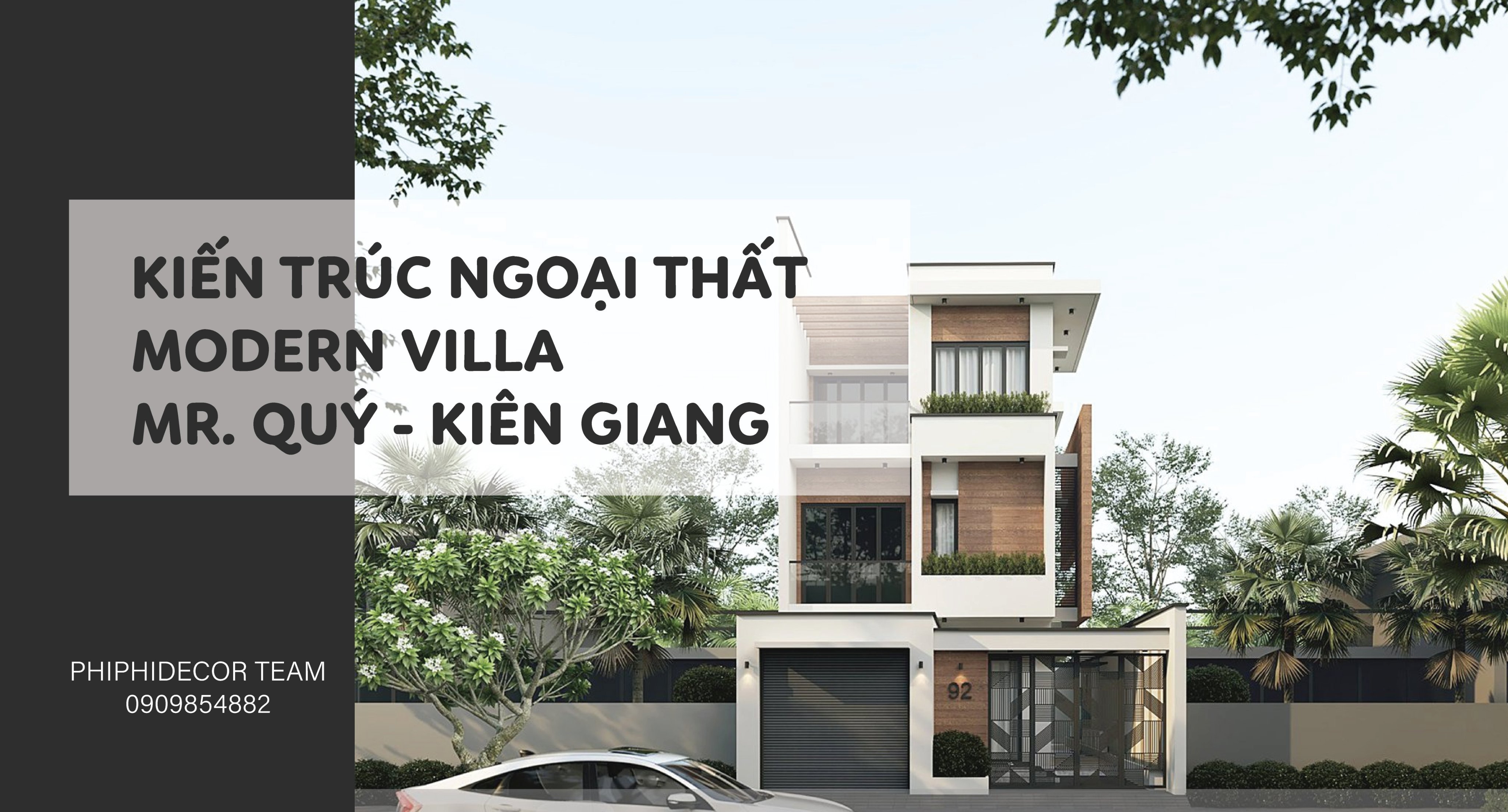 VILLA VƯỜN A QUÝ 8X20M